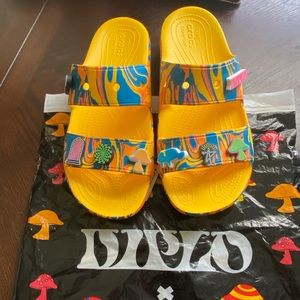 Sold out DIPLO Croc sandals with jibbits